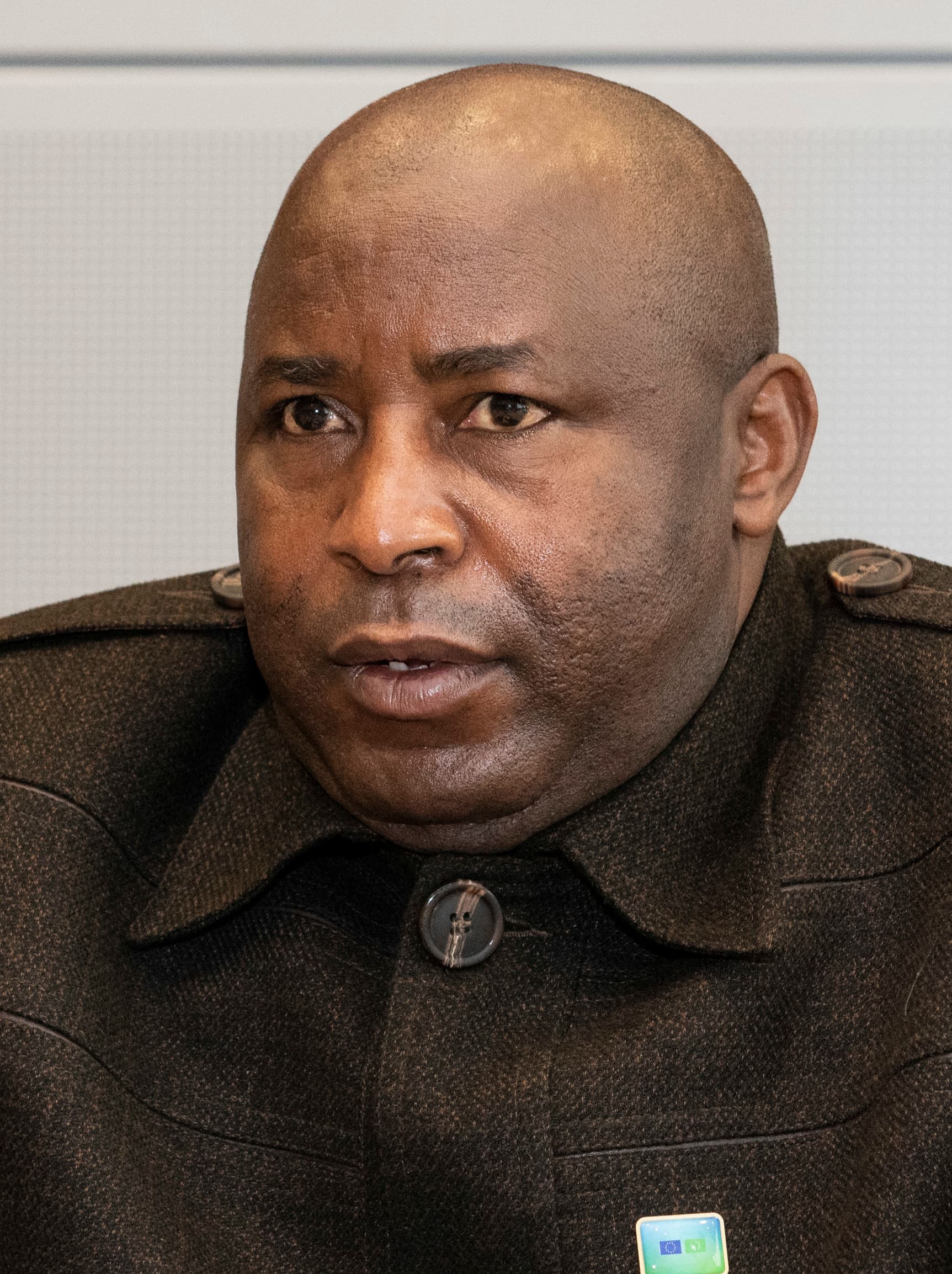 Portrait of Évariste Ndayishimiye, President of Burundi