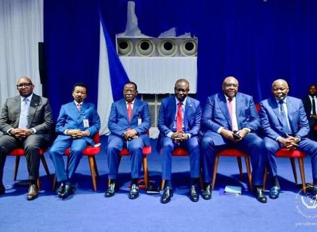 Les membres de l'Union sacrée rdc