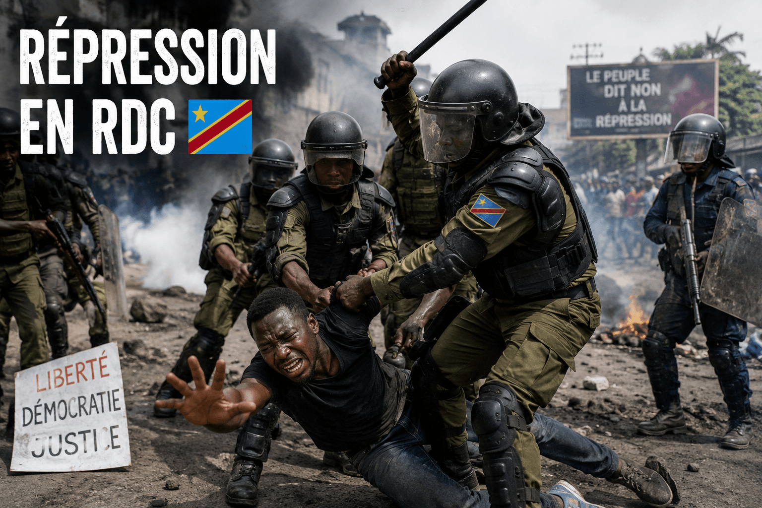 Répression en RDC