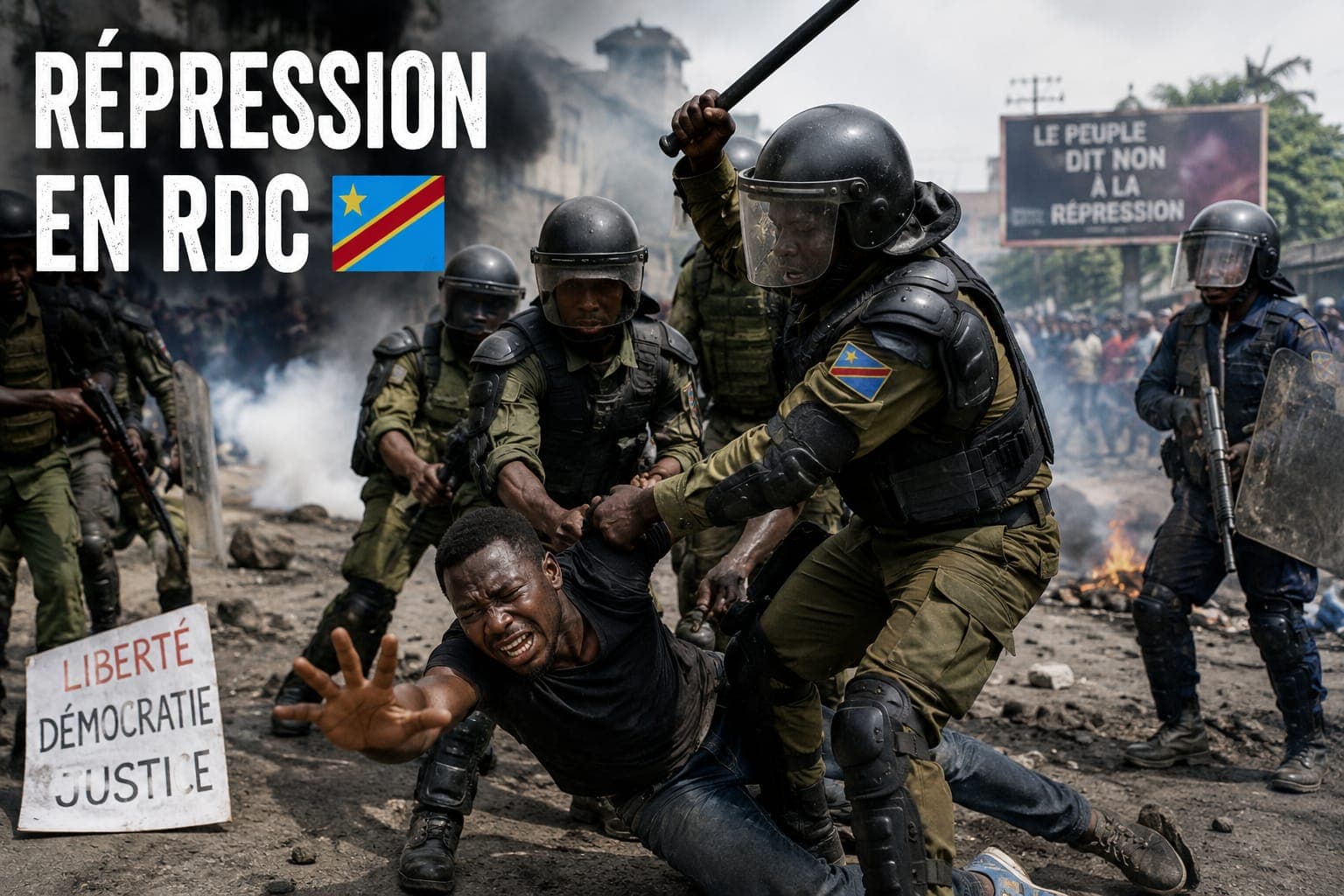 Répression en RDC
