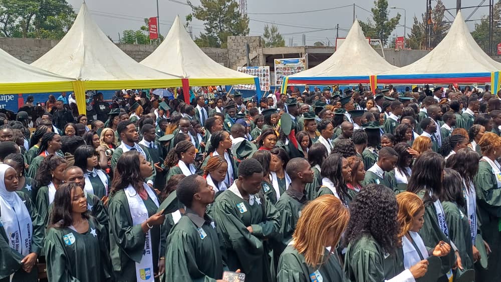 Graduation ceremony at the University of Goma
