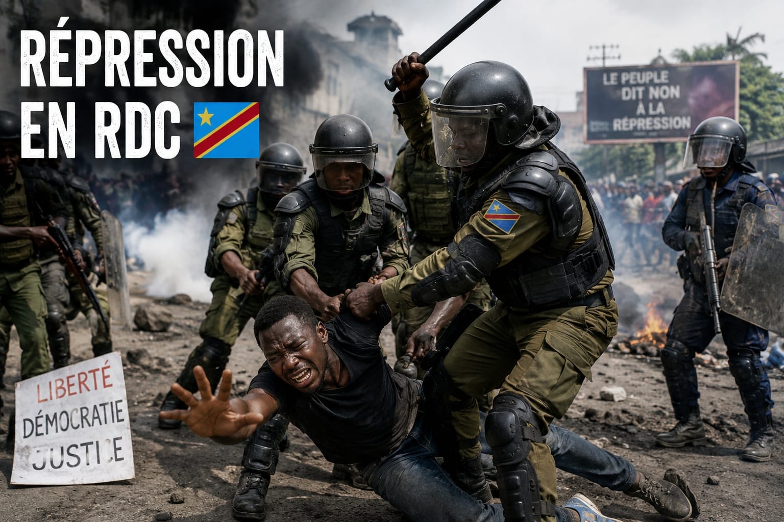 Répression en RDC